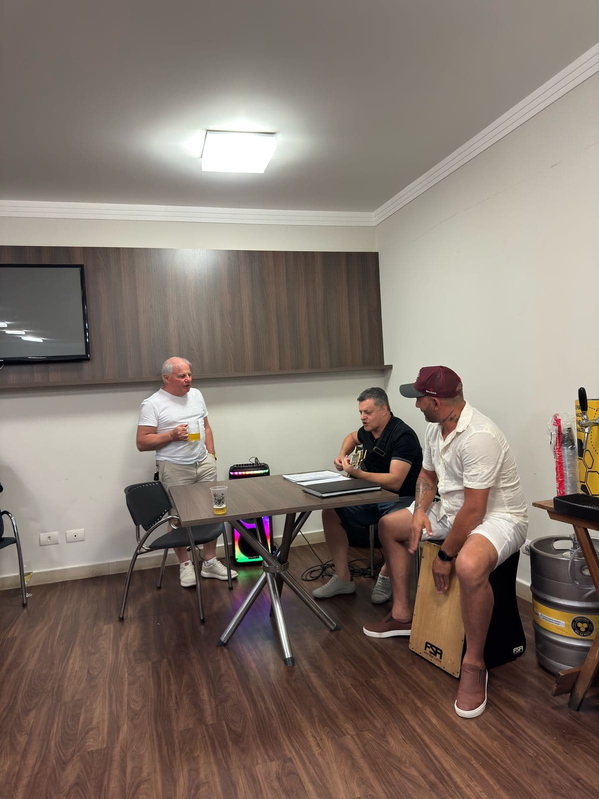 Nelson, Luís e Fred